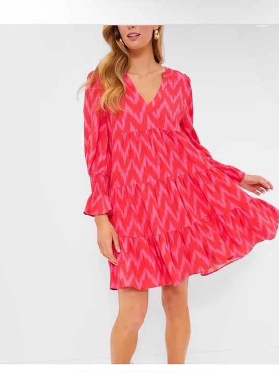 Pomander Place Dresses & Skirts - Pomander Place Hot Pink Ikat Dress Sz L NWOT